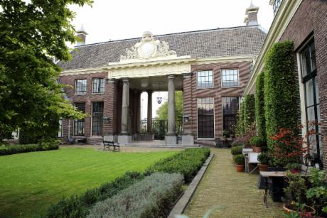 Foto Teylers Hofje in Haarlem, Aussicht, Sehenswürdigkeiten & wahrzeichen, Nachbarschaft, platz, park