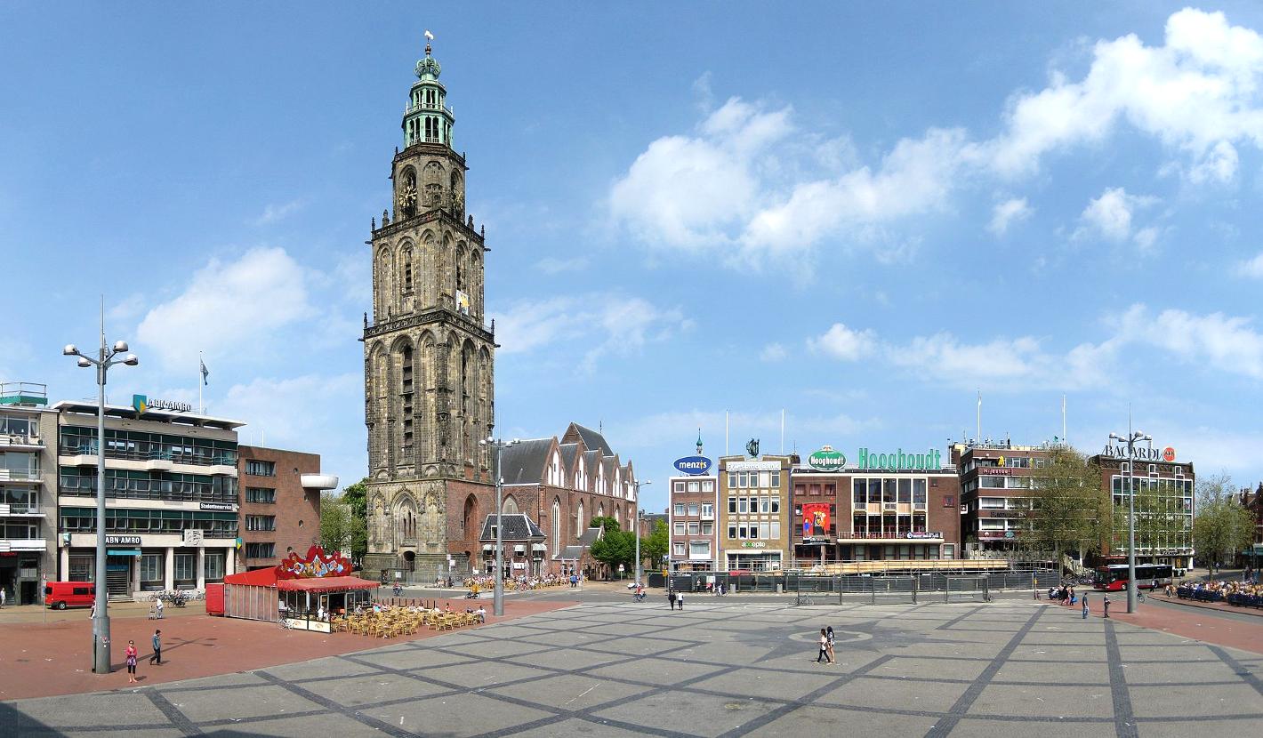 Foto Grote Markt in Groningen, Aussicht, Kaffee, Getränk, Nachbarschaft - #1