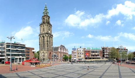 Foto Grote Markt in Groningen, Aussicht, Kaffee, Getränk, Nachbarschaft