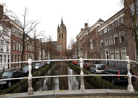 Foto Oude Kerk in Delft, Aussicht, Besichtigung