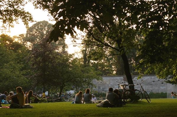 Foto Stadspark in Maastricht, Aussicht, Nachbarschaft, platz, park - #1