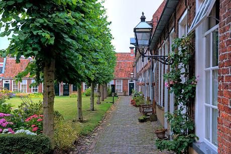 Foto Hofje Sint Anthony Gasthuis in Groningen, Aussicht, Nachbarschaft, platz, park