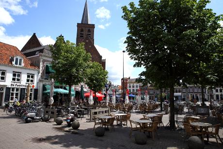 Foto Hof in Amersfoort, Aussicht, Sehenswürdigkeiten & wahrzeichen, Nachbarschaft, platz, park