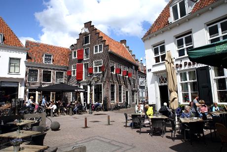 Foto Hof in Amersfoort, Aussicht, Sehenswürdigkeiten & wahrzeichen, Nachbarschaft, platz, park