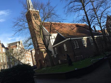 Foto Begijnhof in Amsterdam, Aussicht, Sehenswürdigkeiten & wahrzeichen, Nachbarschaft, platz, park