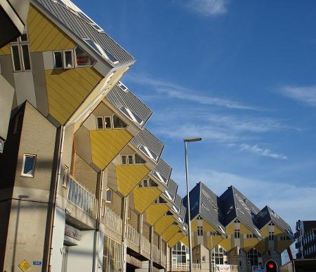 Foto Kubuswoningen in Rotterdam, Aussicht, Sehenswürdigkeiten & wahrzeichen, Aktivitäten