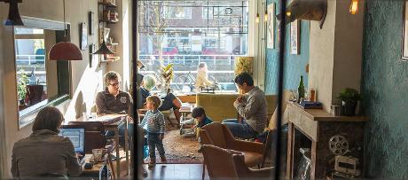 Foto Koffie Leute in Utrecht, Essen & Trinken, Kaffee, tee und kuchen