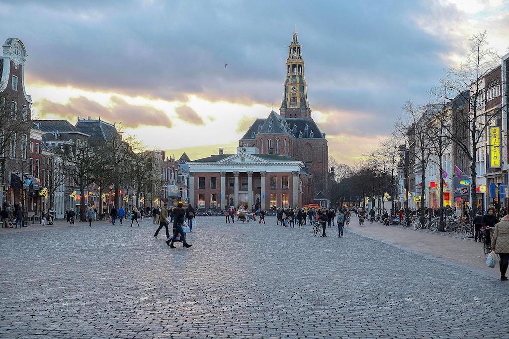 Foto Vismarkt in Groningen, Aussicht, Herumlaufen - #1