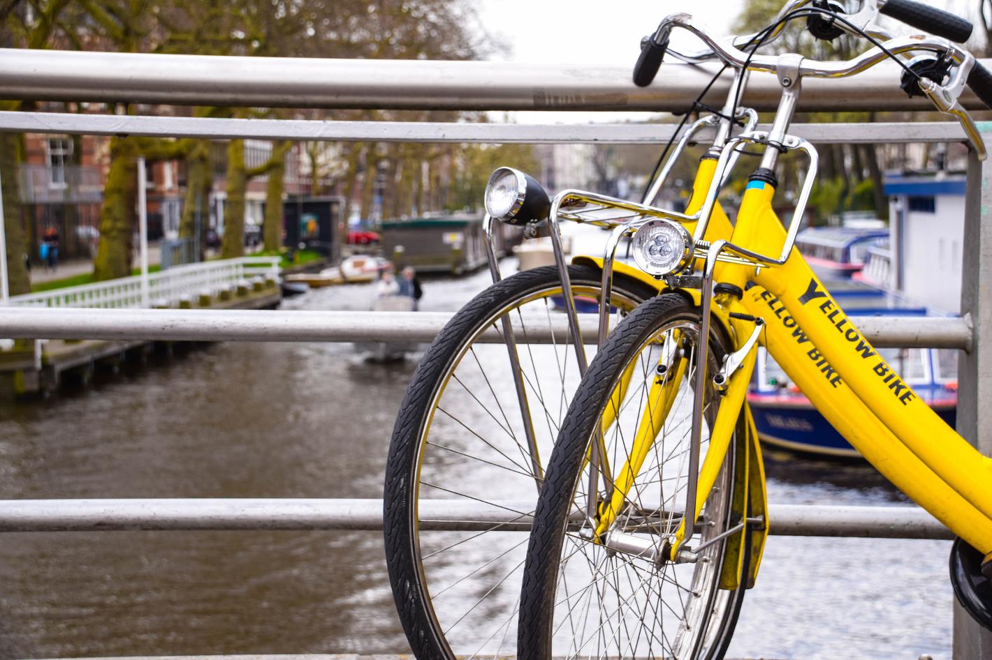 Foto Yellow Bike in Amsterdam, Aktivität, Aktivitäten - #1
