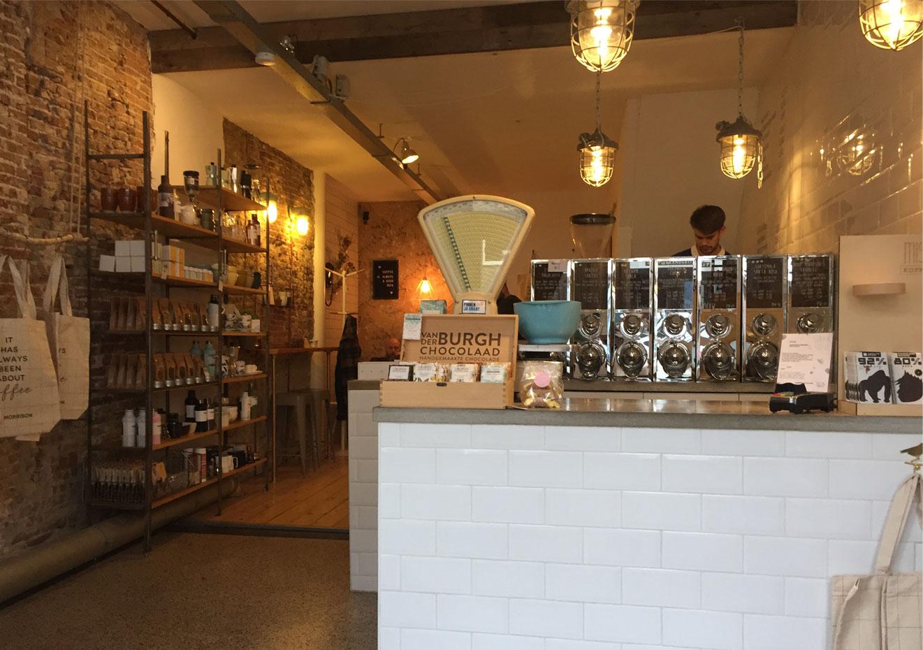 Foto Miss Morrison Koffiebranderij Delft in Delft, Einkaufen, Delikatessen & spezialitäten, Kaffee, tee und kuchen - #5