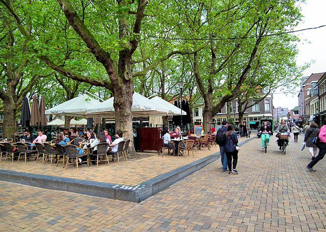 Foto Beestenmarkt in Delft, Aussicht, Getränk, Abendessen, Nachbarschaft - #1