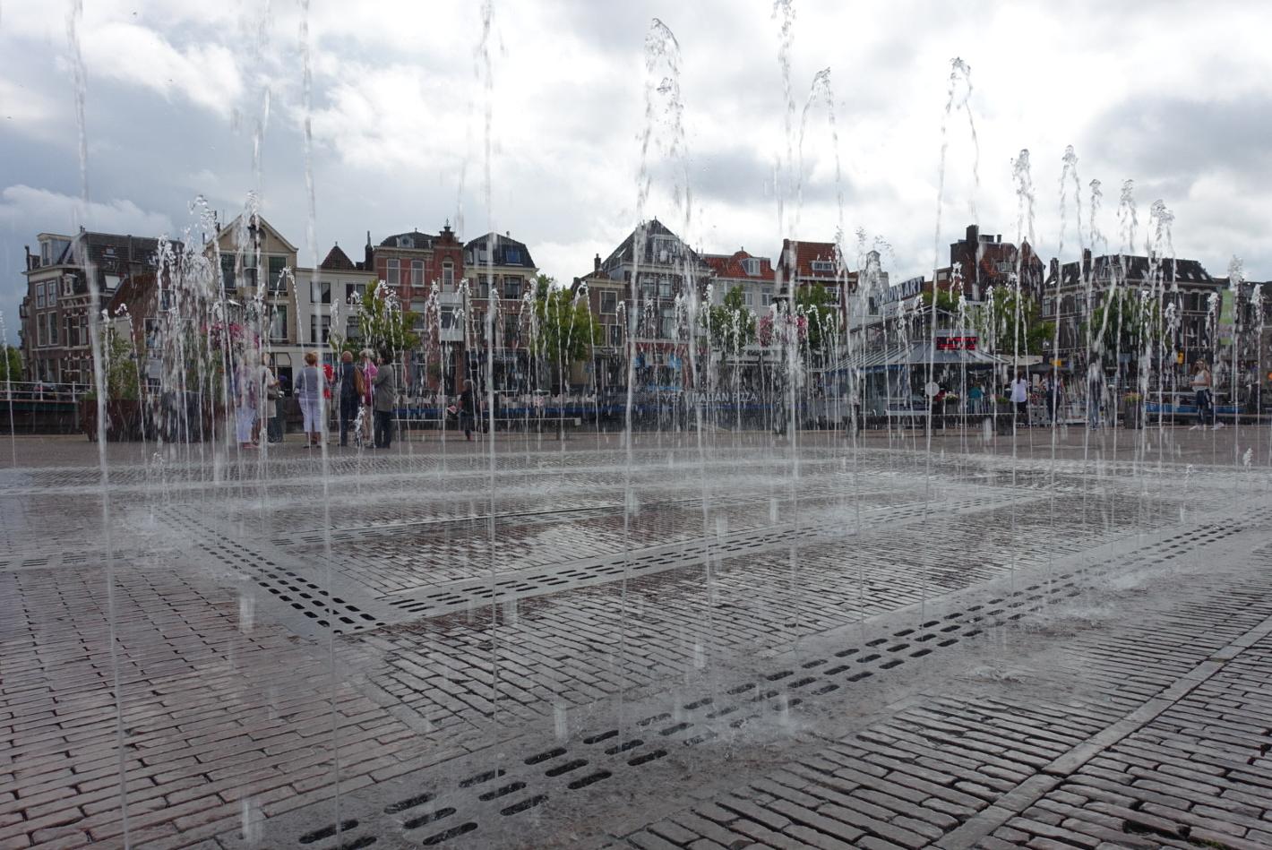 Foto Beestenmarkt in Leiden, Aussicht, Nachbarschaft, platz, park - #2